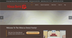 Desktop Screenshot of hibiscusdental.com